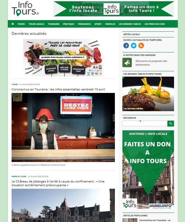 2004 Info Tours Conseil R‚gional Centre Val De Loire Circuits Courts