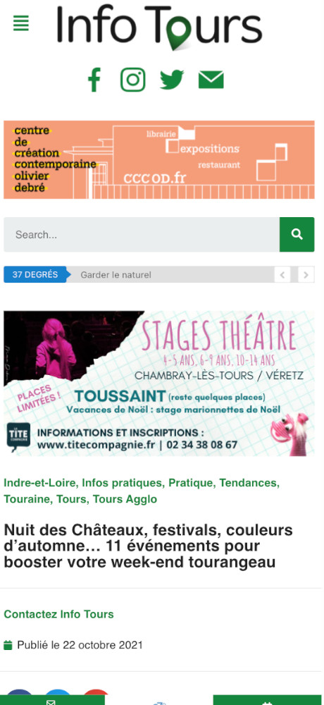 New Info Tours Mobile Article